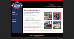 Desktop Screenshot of mortontrucking.com