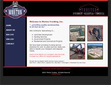 Tablet Screenshot of mortontrucking.com